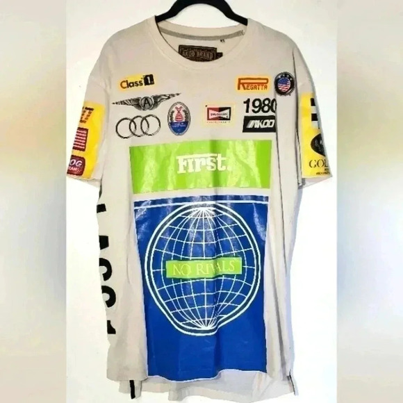 Akoo brand smuggler run gold cup 1980 cycling jersey‎ mens size XL - Picture 1 of 4